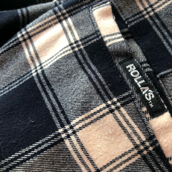 Rolla’s Horizon Check Pant - Navy/Cream - Picture 7 of 8